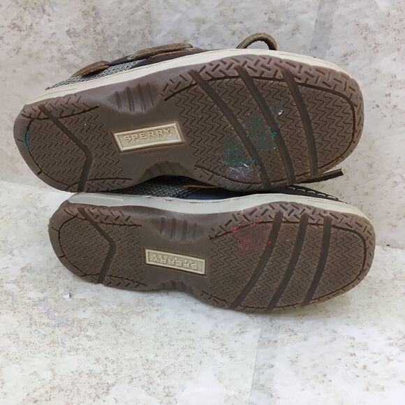 SPERRY TOPSIDER BLUEFISH BOAT SHOES IN CHOCOLATE‎ - Picture 2 of 10
